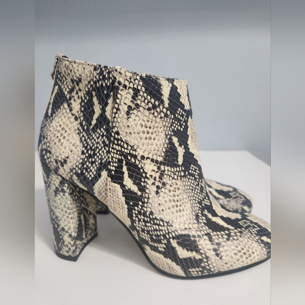 Sam Edelman Snake Print Bootie